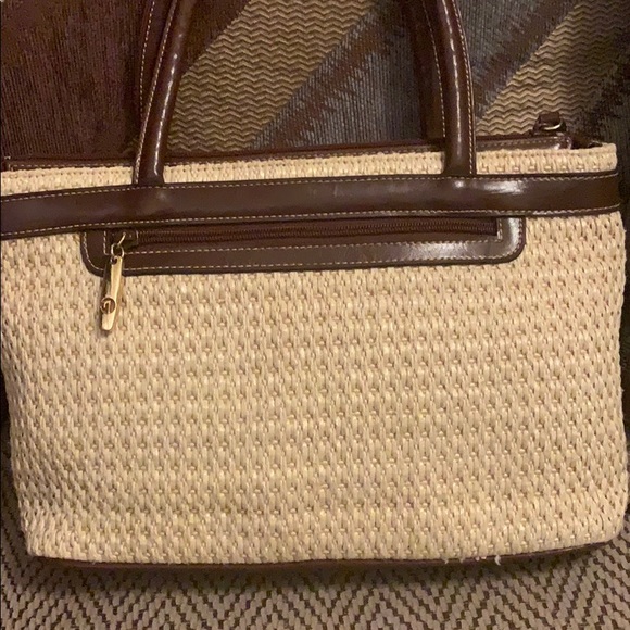 CARRYLAND Vintage straw shoulder bag - Picture 7 of 11